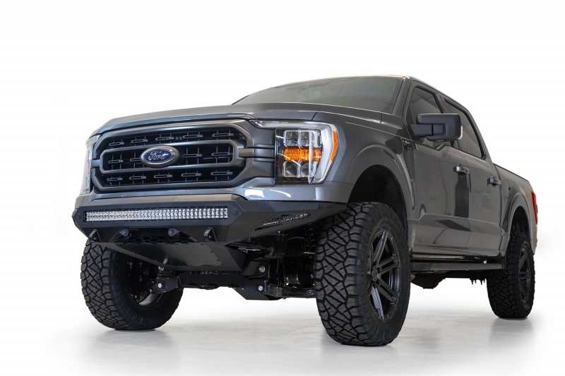 Ford F-150 Bumper - Front - Addictive Desert Designs - Stealth Fighter - Hammer Black - `21-`27